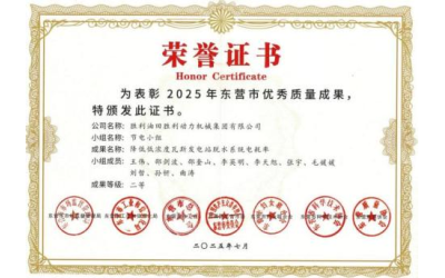 勝（shèng）動集團公司QC成果獲佳績
